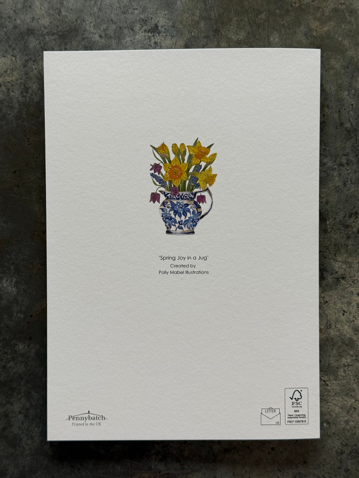 A5 ‘Spring in a Jug’ Greetings Cards (4 in a pack)