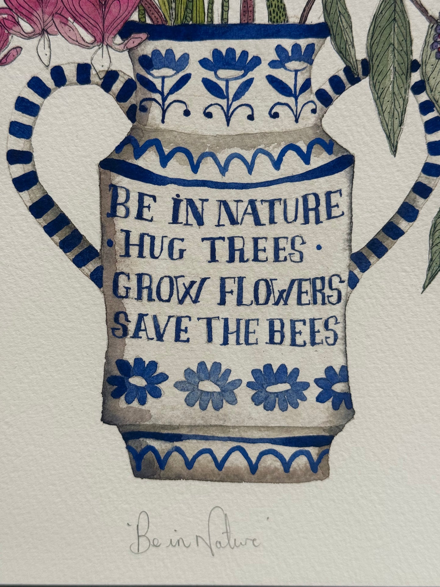 A4, Limited Edition ‘Be In Nature’ Giclee Print