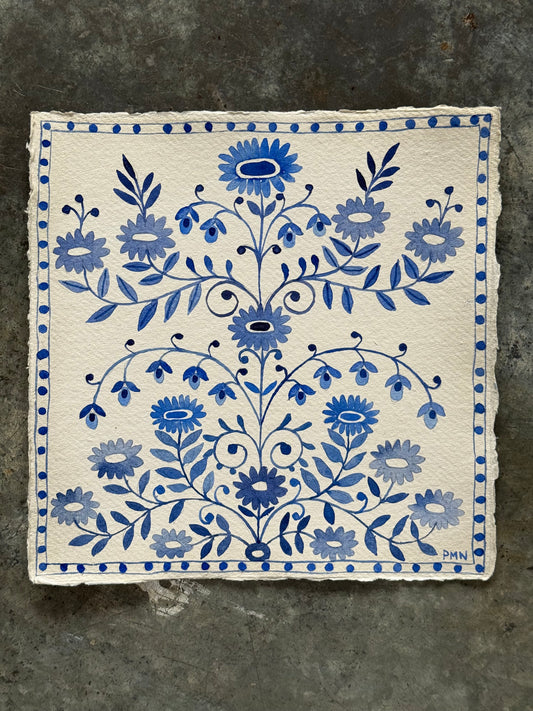 Original, Watercolour Floral Patterns (b)