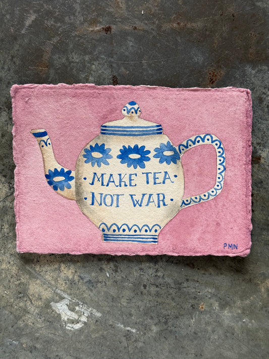 A6, Original, Watercolour Teapot (a)