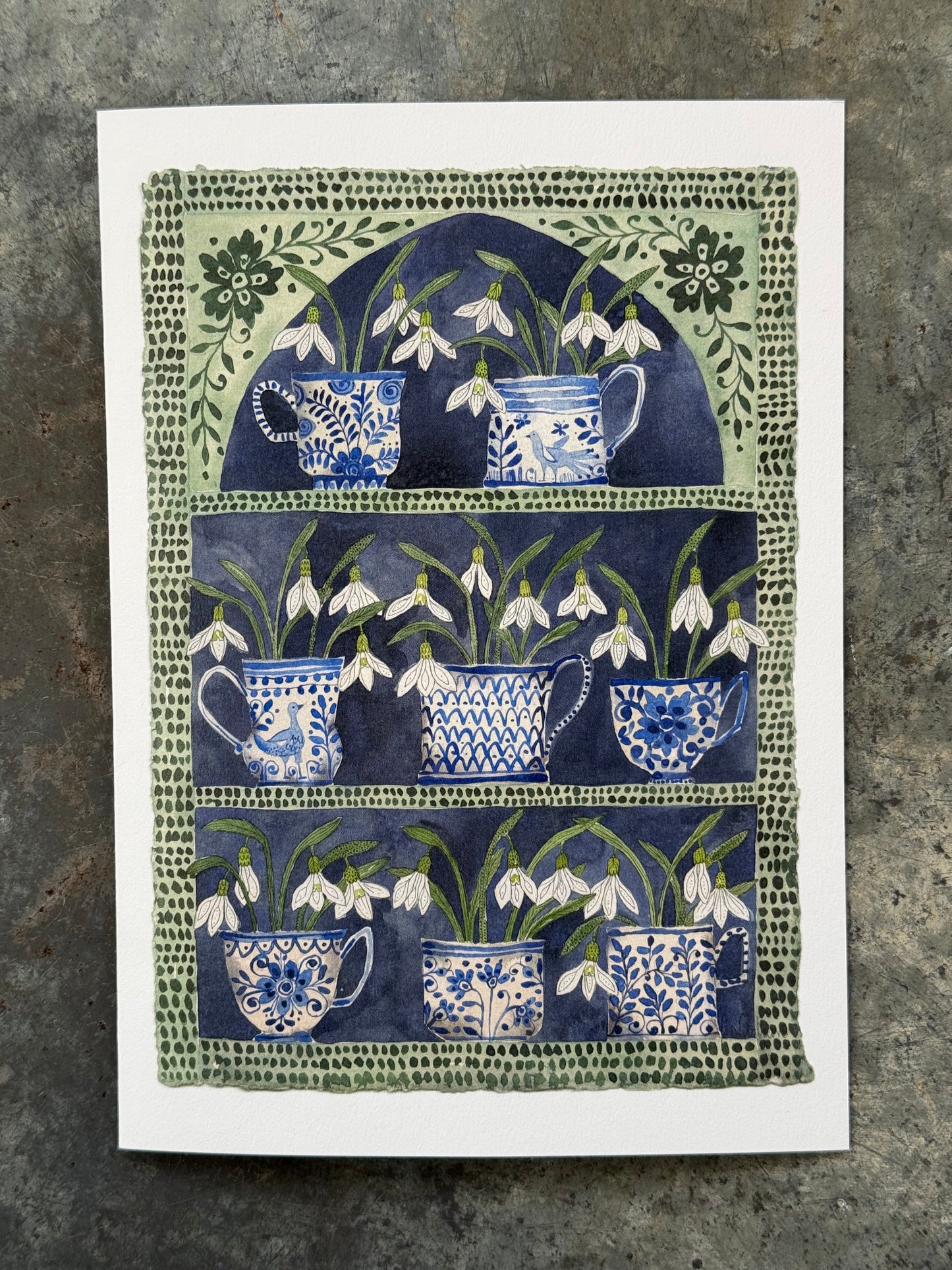 A5 ‘Snowdrop Theatre’ Greetings Cards (4 in a pack)