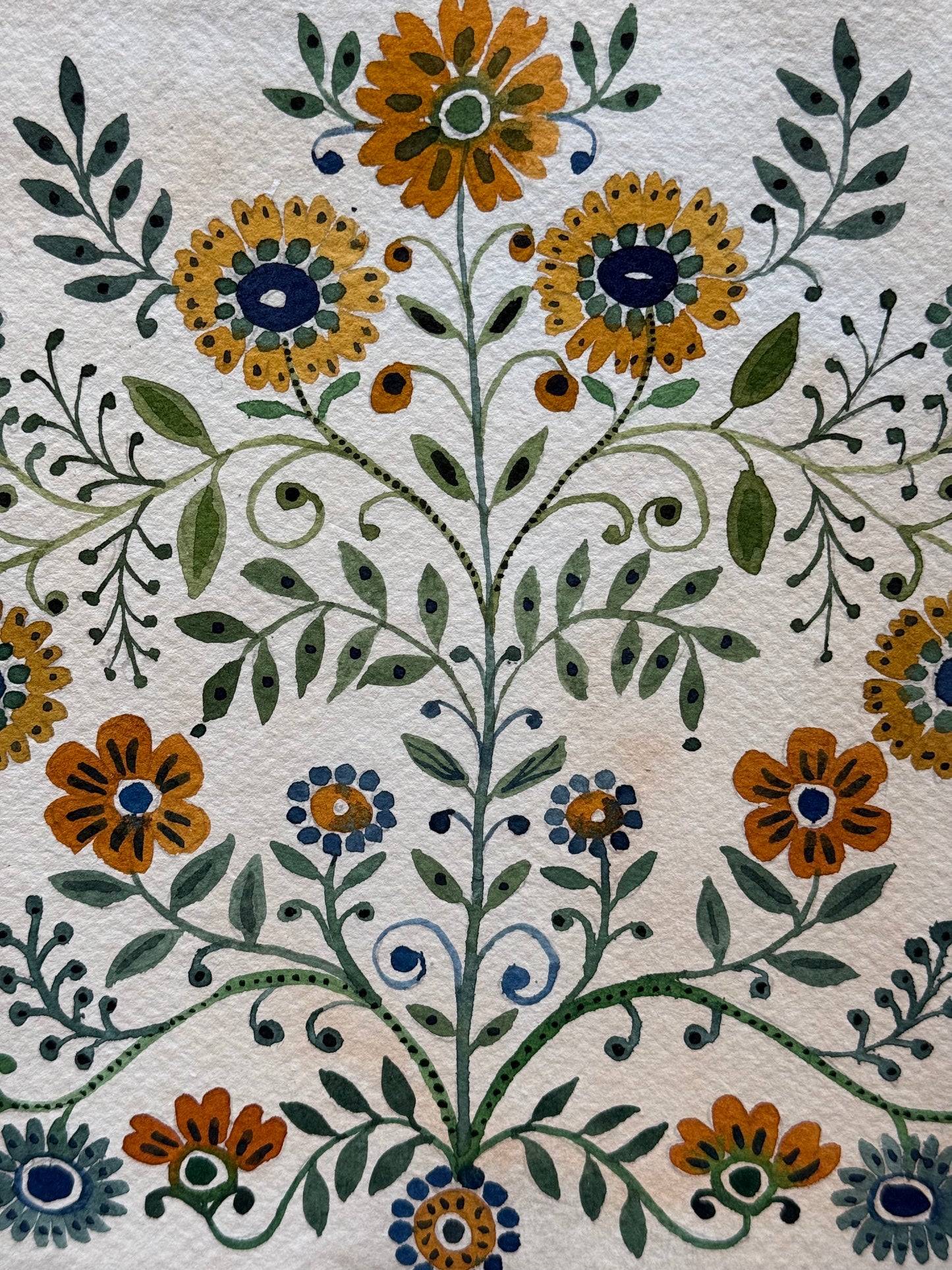 Original, Watercolour Floral Patter s (c)