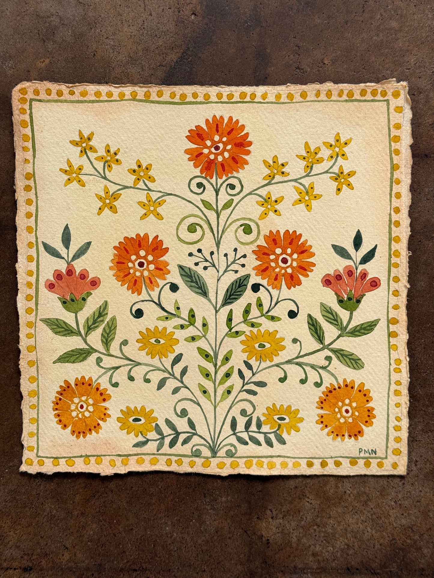 Original, Watercolour Floral Patterns (a)