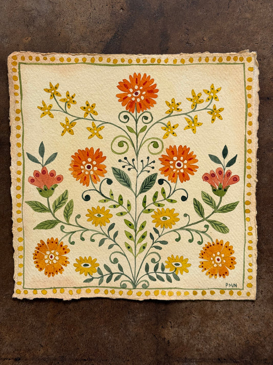 Original, Watercolour Floral Patterns (a)