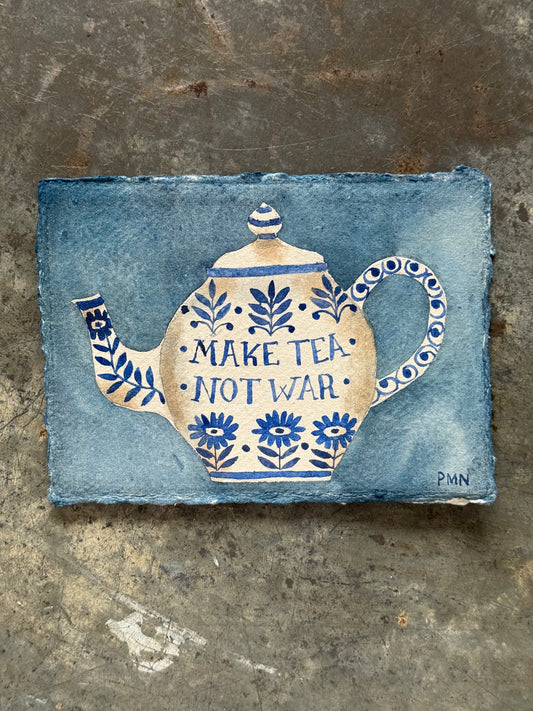 A6 Original, Watercolour Teapot (c)
