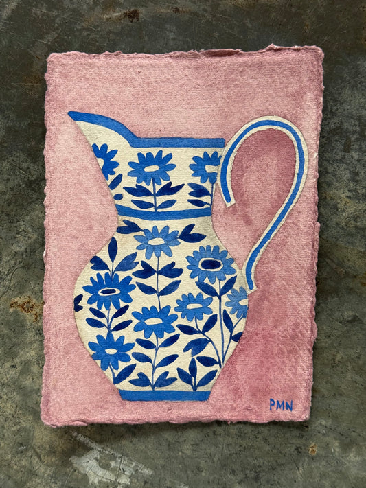 A6, Original, Watercolour Jug (b)