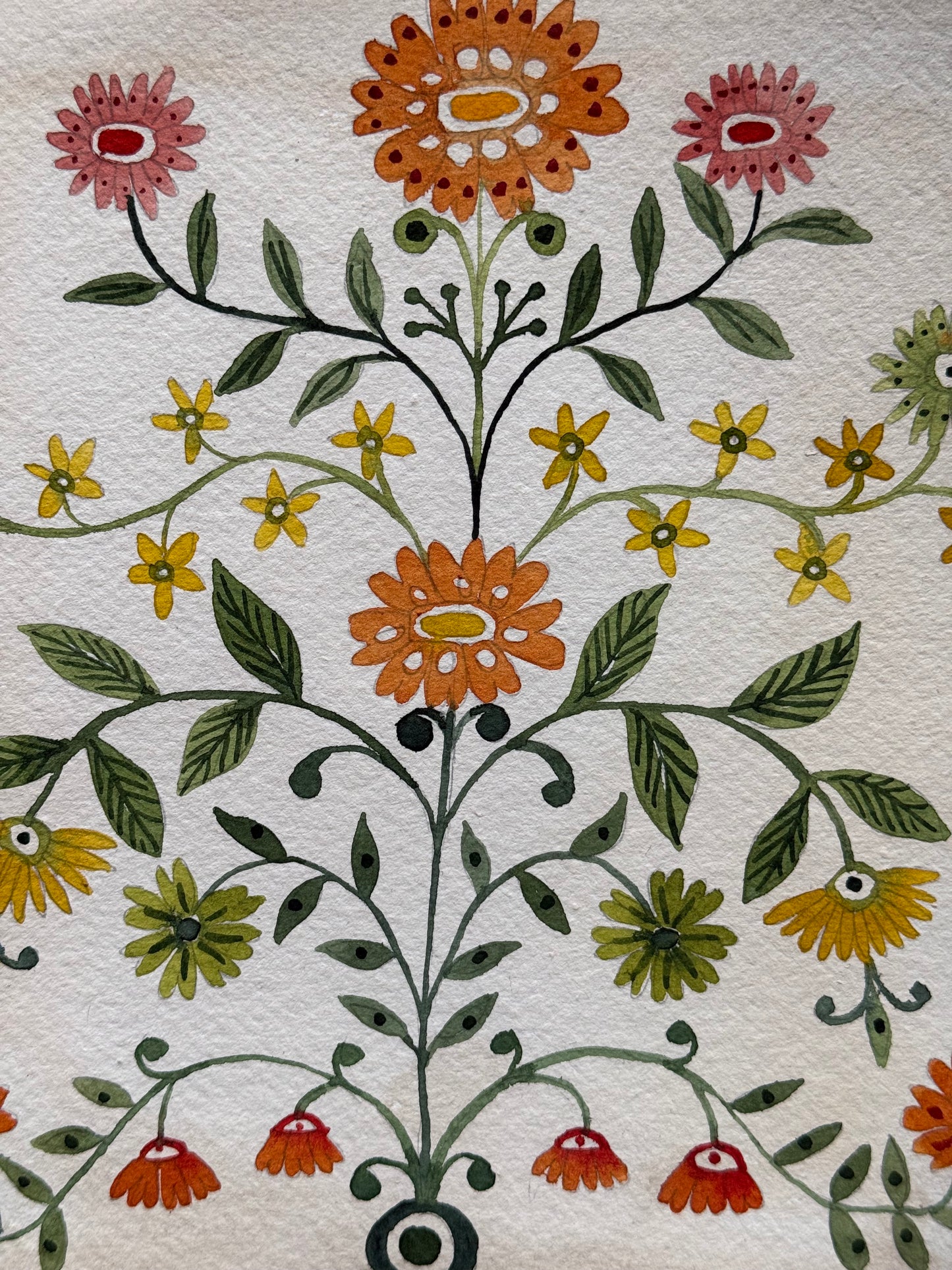 Original, Watercolour Floral Patterns (g)