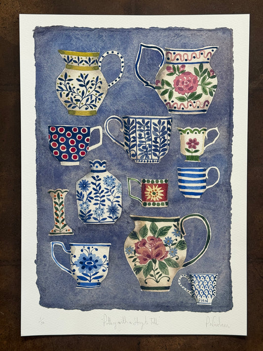 A3, Limited Edition ‘Pottery with a Story to Tell’ Giclee Prints