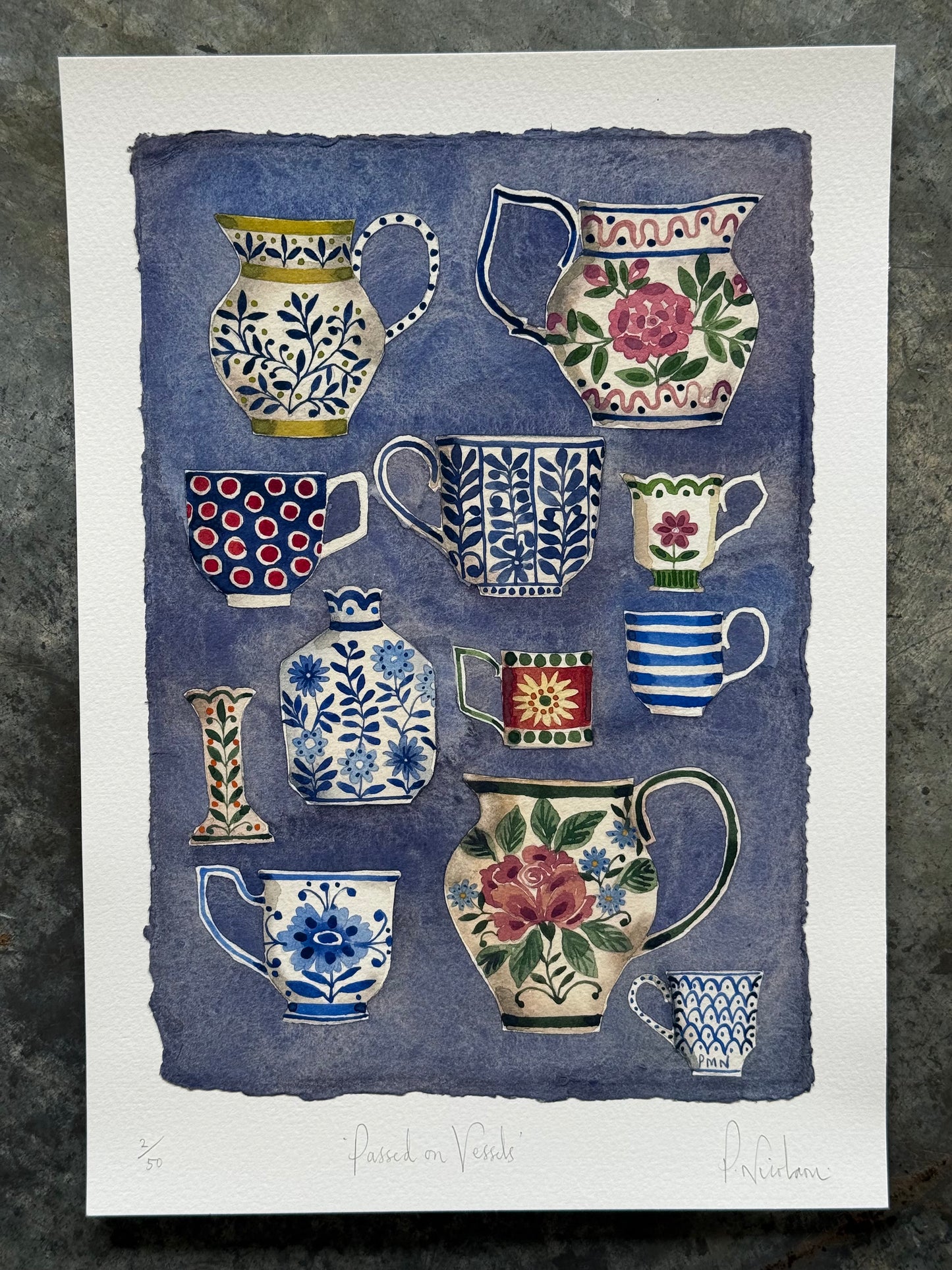 A4, Limited Edition ‘Passed on a Vessels, Giclee Prints