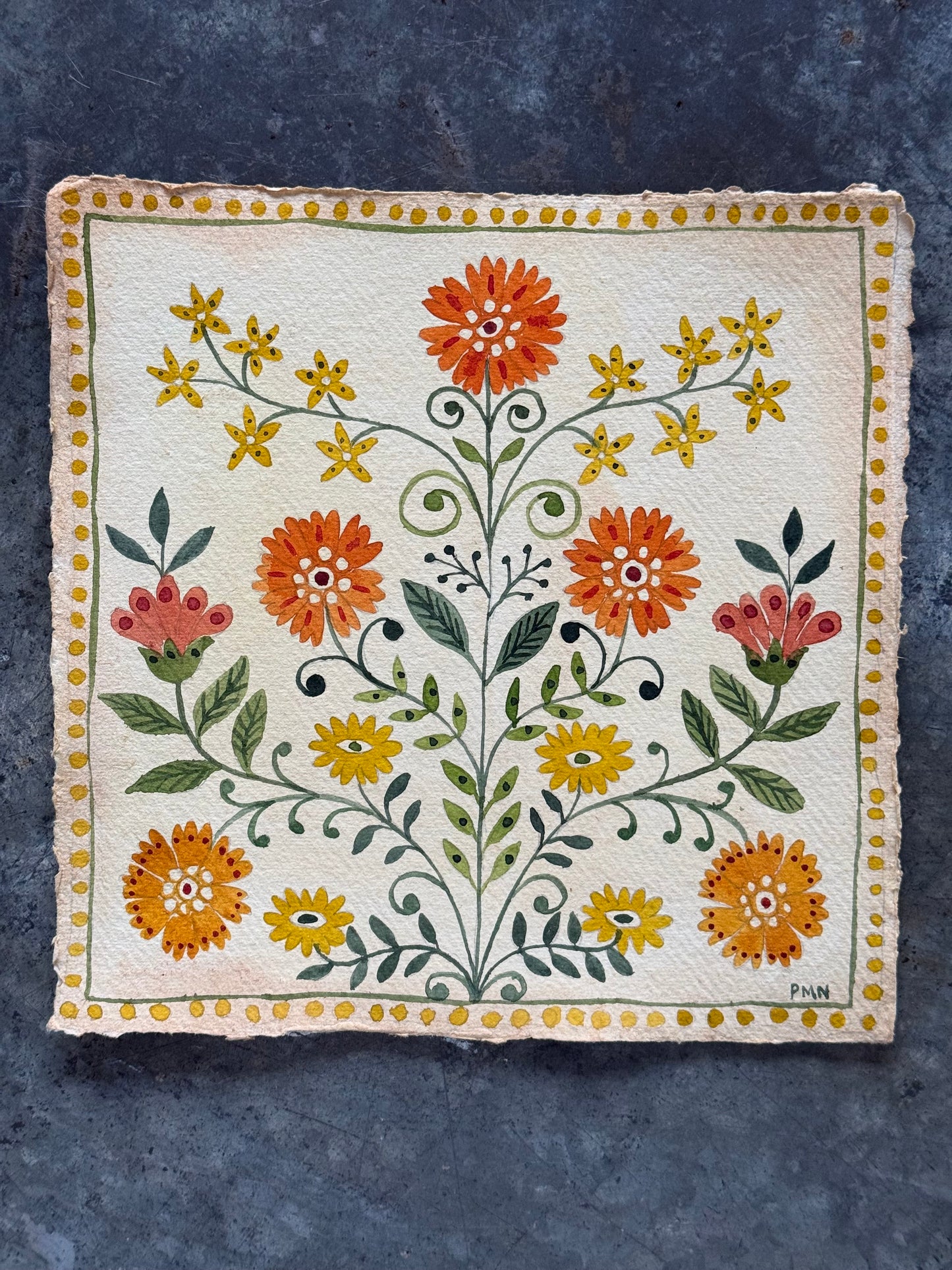 Original, Watercolour Floral Patterns (g)