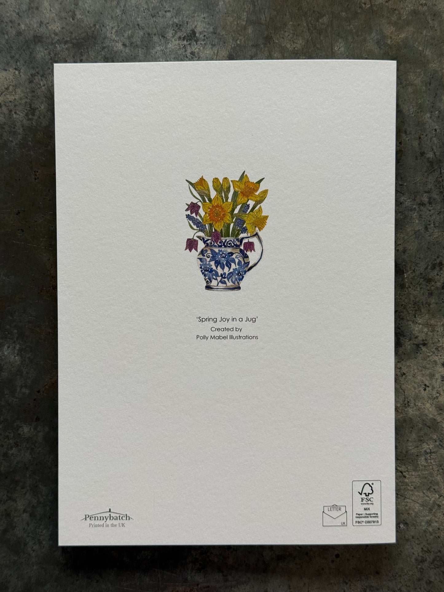 A5 ‘Spring in a Jug’ Greetings Cards (4 in a pack)