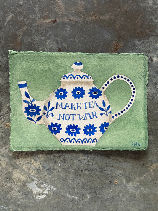 A6, Original, Watercolour Teapot (b)